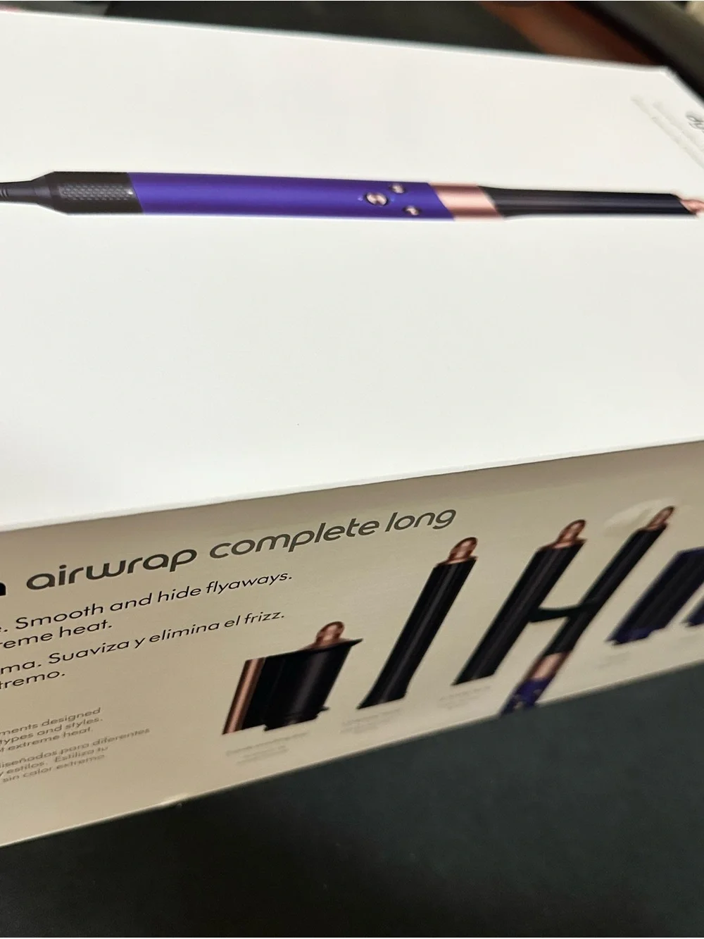 Dyson Airwrap Complete Long - Purple with Rose Gold Accents and Black Tips